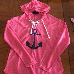 Long sleeve thin hoodie